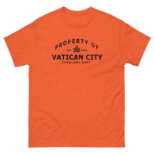 Property of Vatican City Theology Department (black image)