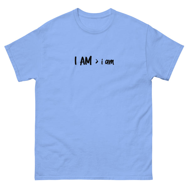 I AM > i am (black image)