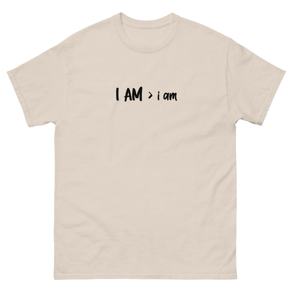 I AM > i am (black image)