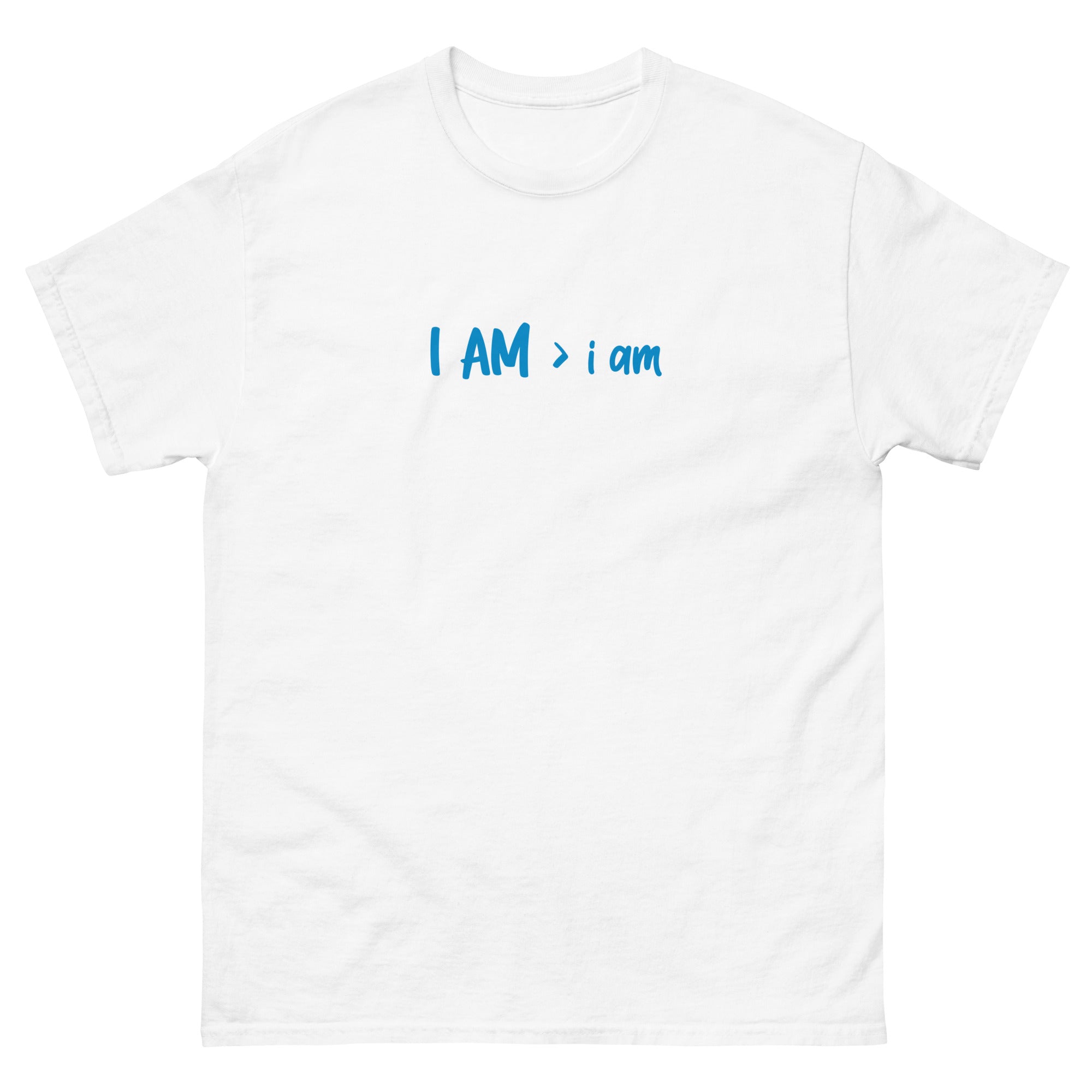 I AM > i am (blue image)